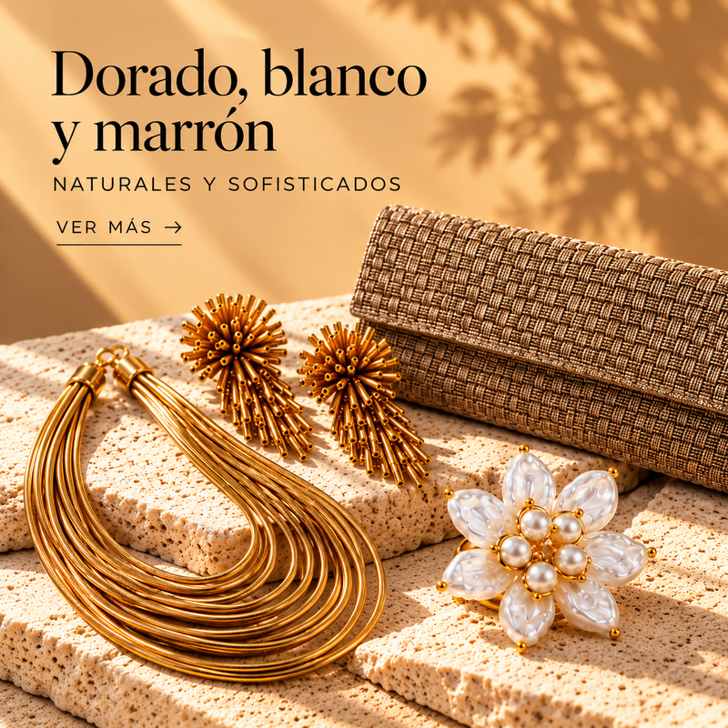 Dorado, Blanco y marrón