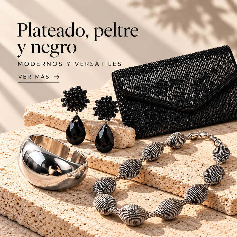 Plateado, Peltre y Negro