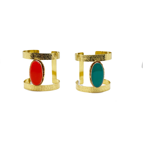 Pulsera piedra agata ovalada