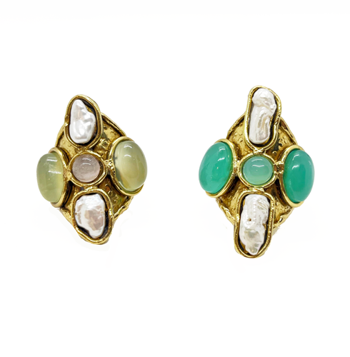 anillo perlas barrocas