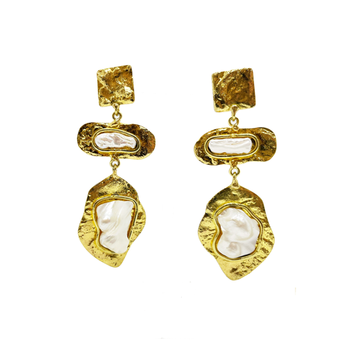 aros perlas barrocas