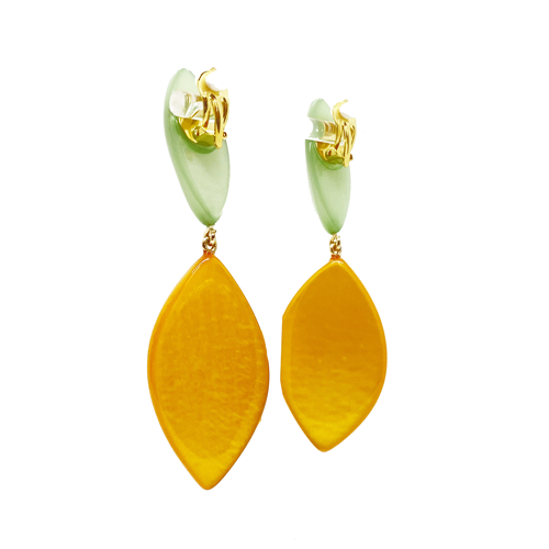 Aros verde y mostaza