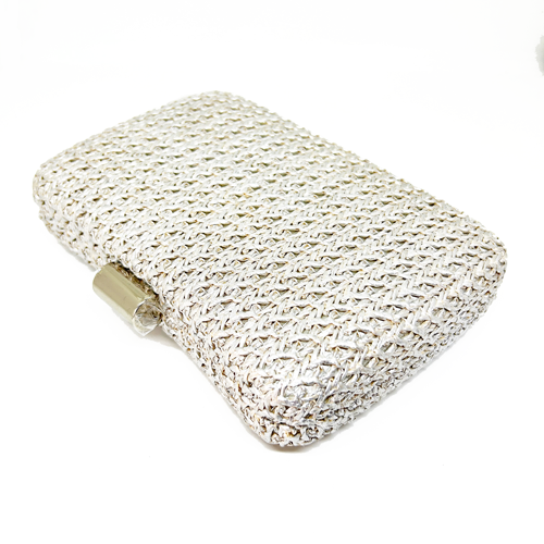 bolso plateado