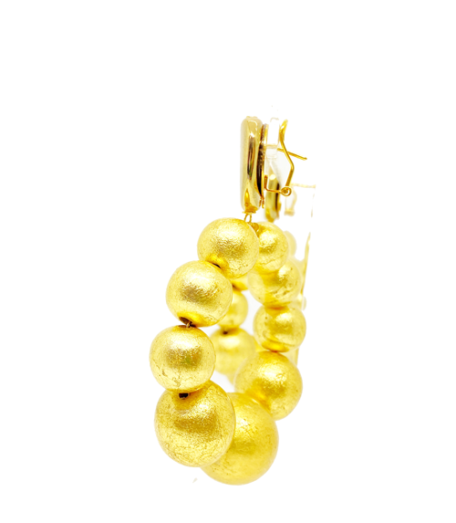 Aros argolla dorados