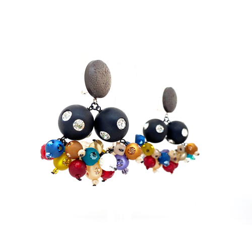 unique crystal earrings
