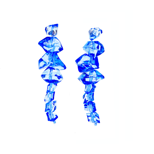 aros de resina azul