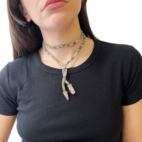 Serpiente de strass