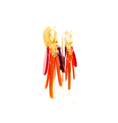 Aros petalos de resina