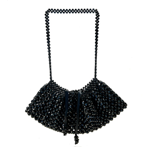 cartera tramada negra