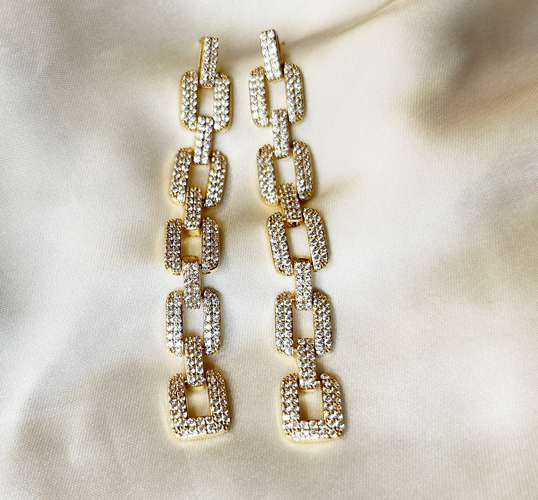 aros de zirconia dorados