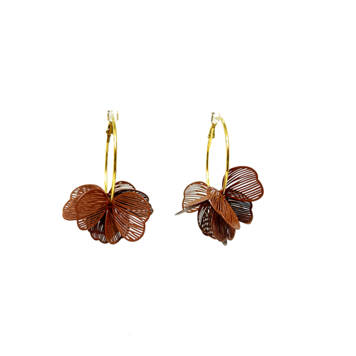 argollas con petalos