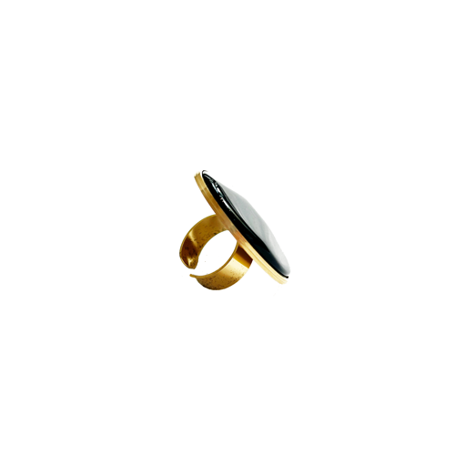 Anillo resina negro