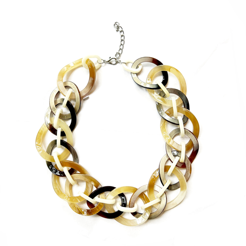 Collar cadena entrelazada