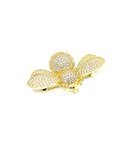 Broche mosca zirconia