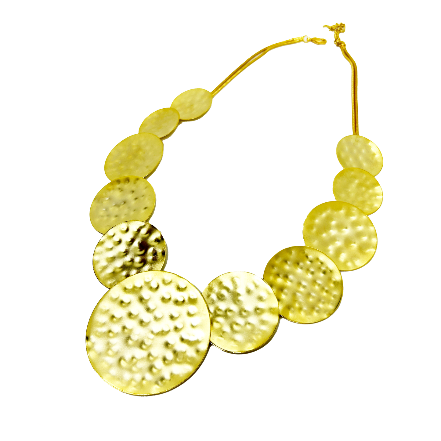 Collar chapones enchapado en oro