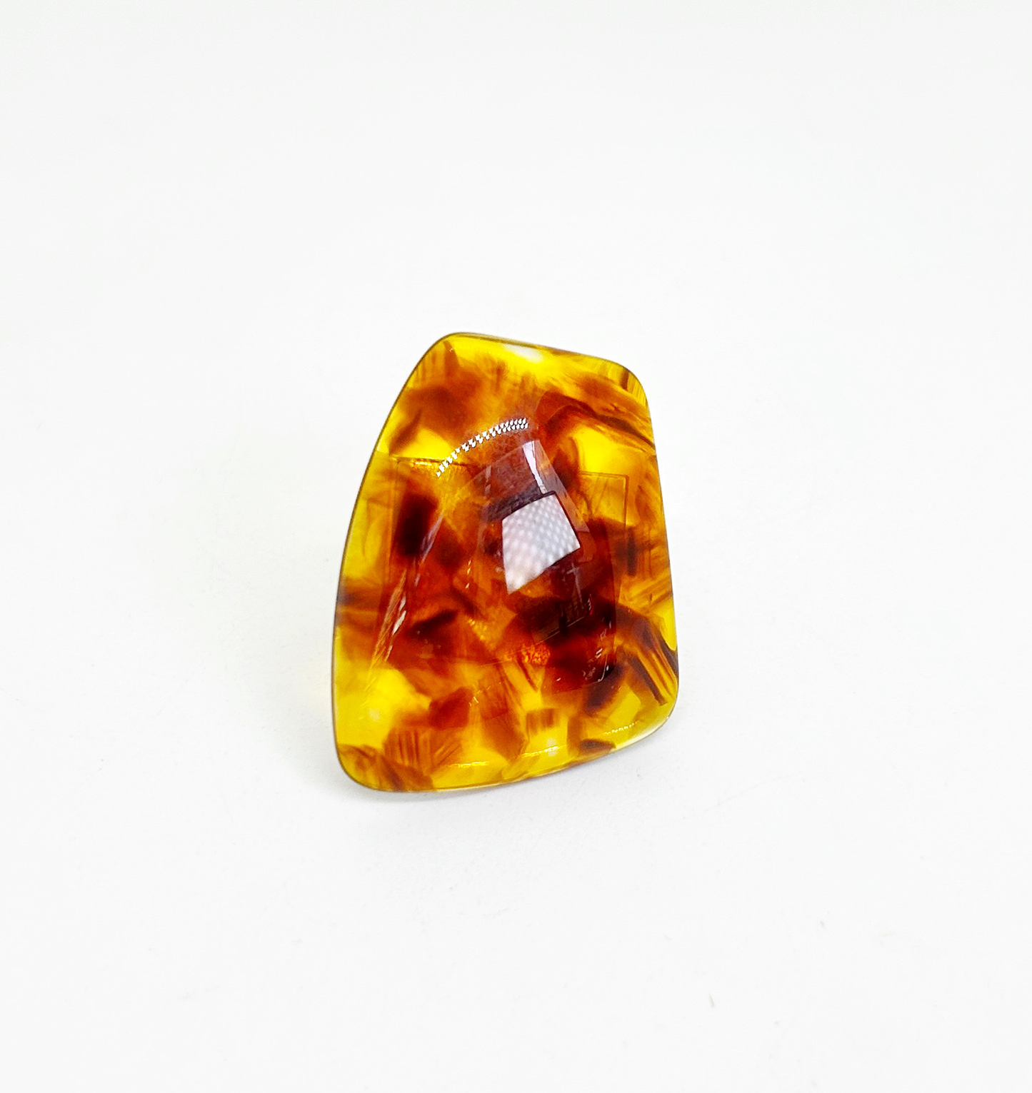 Anillo resina gemetrico