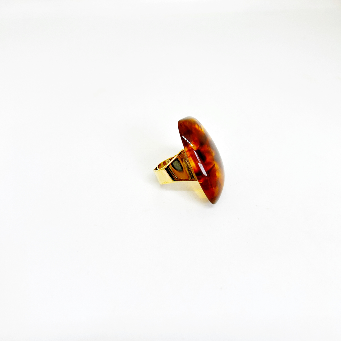 Anillo resina gemetrico