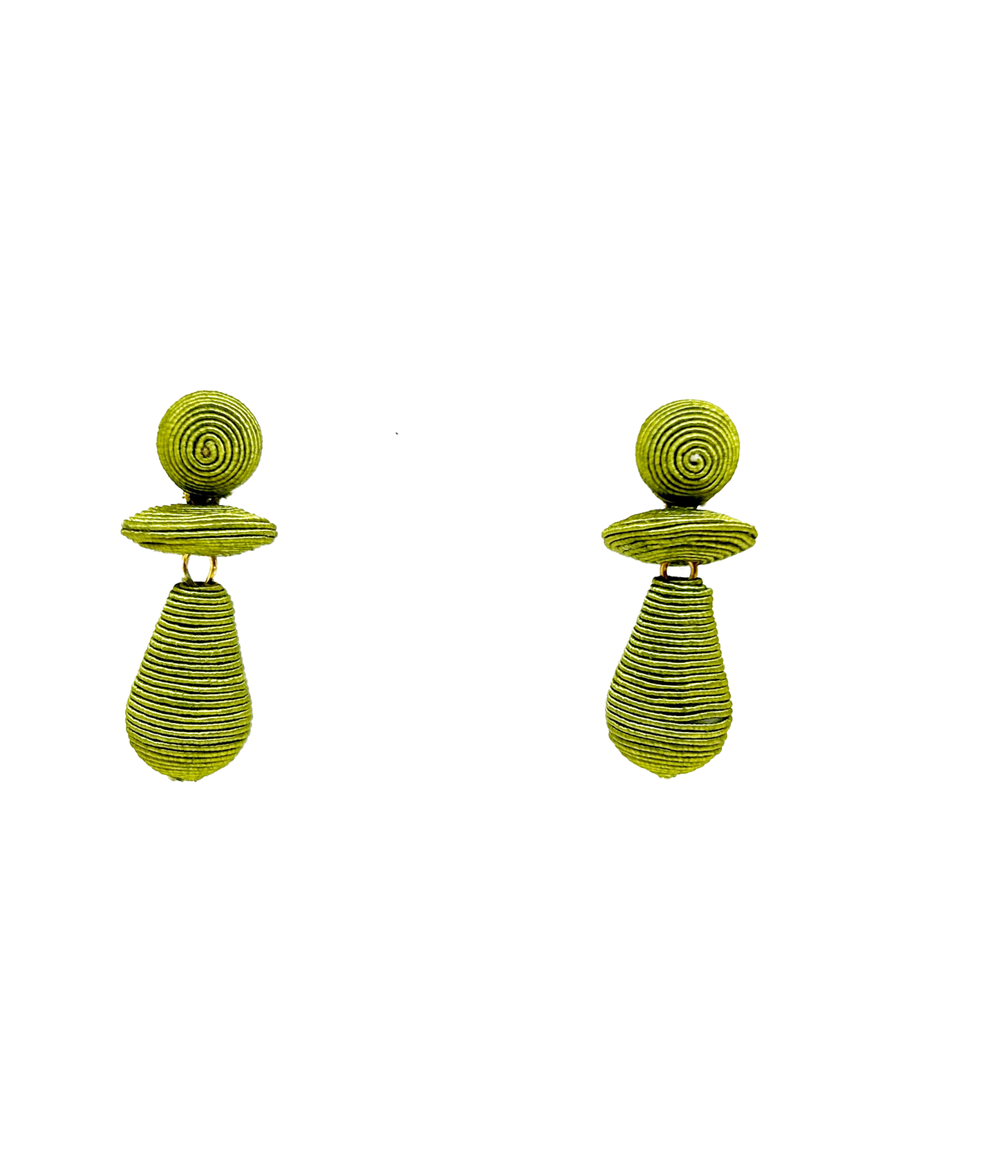 aros de hilo verde