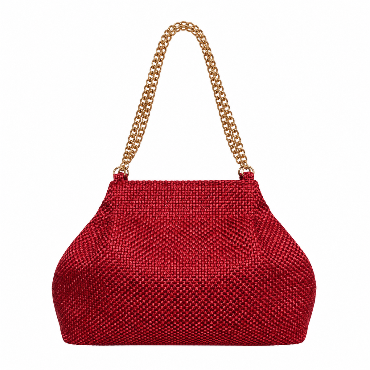 Bolso yute bordo