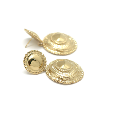 Aros doble circulo con trama