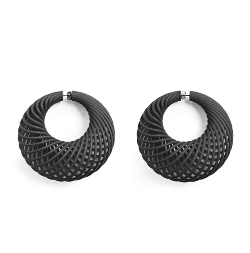 Argollas con volumen medianas