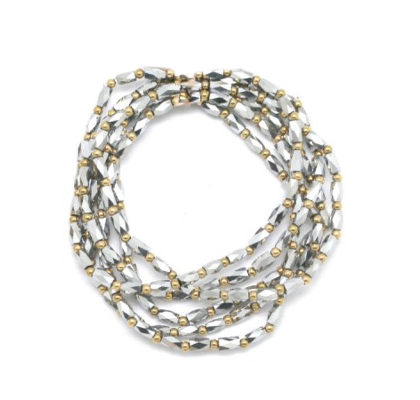 Conjunto pulseras de cristal