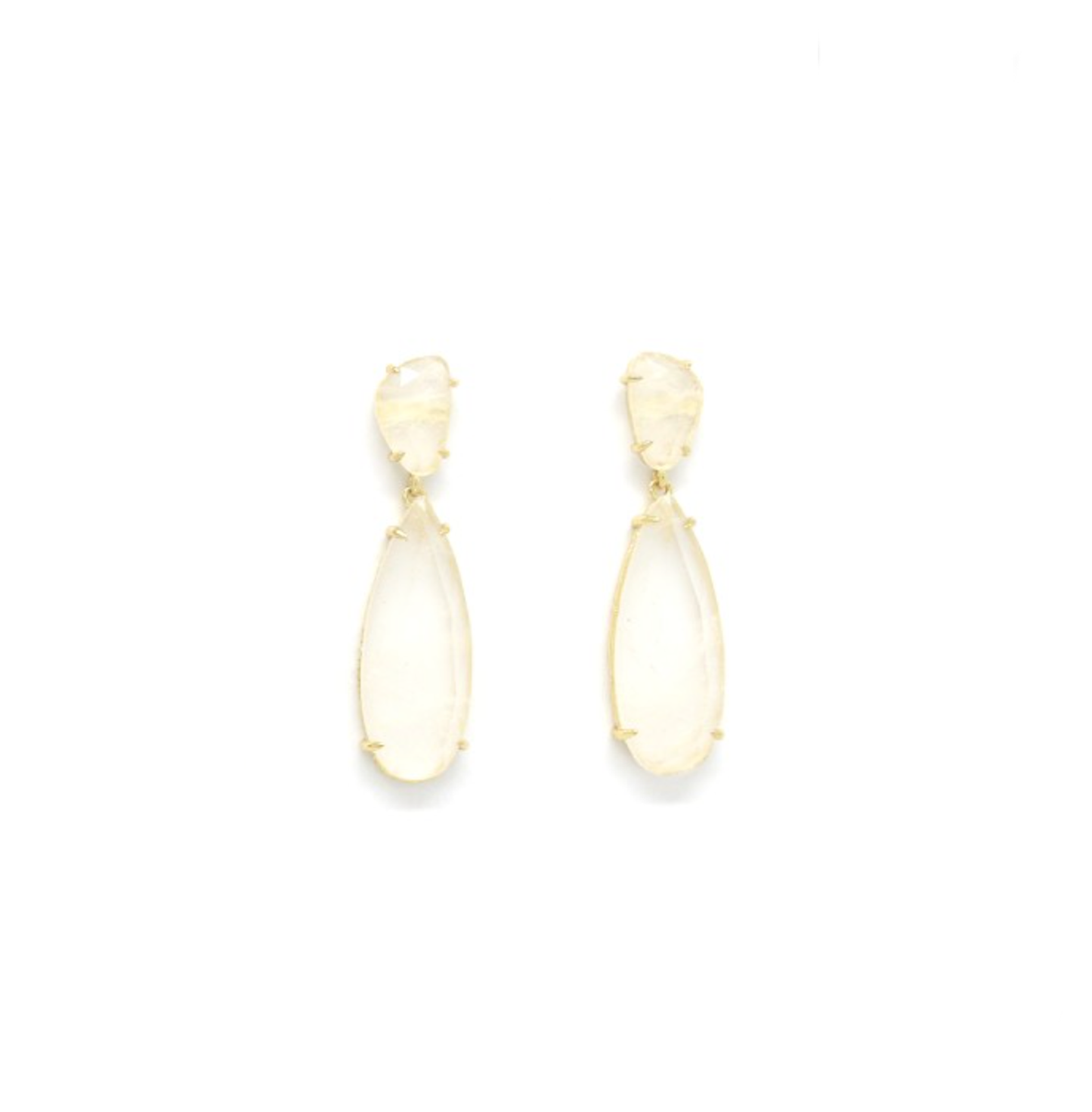 aros de cuarzo blanco