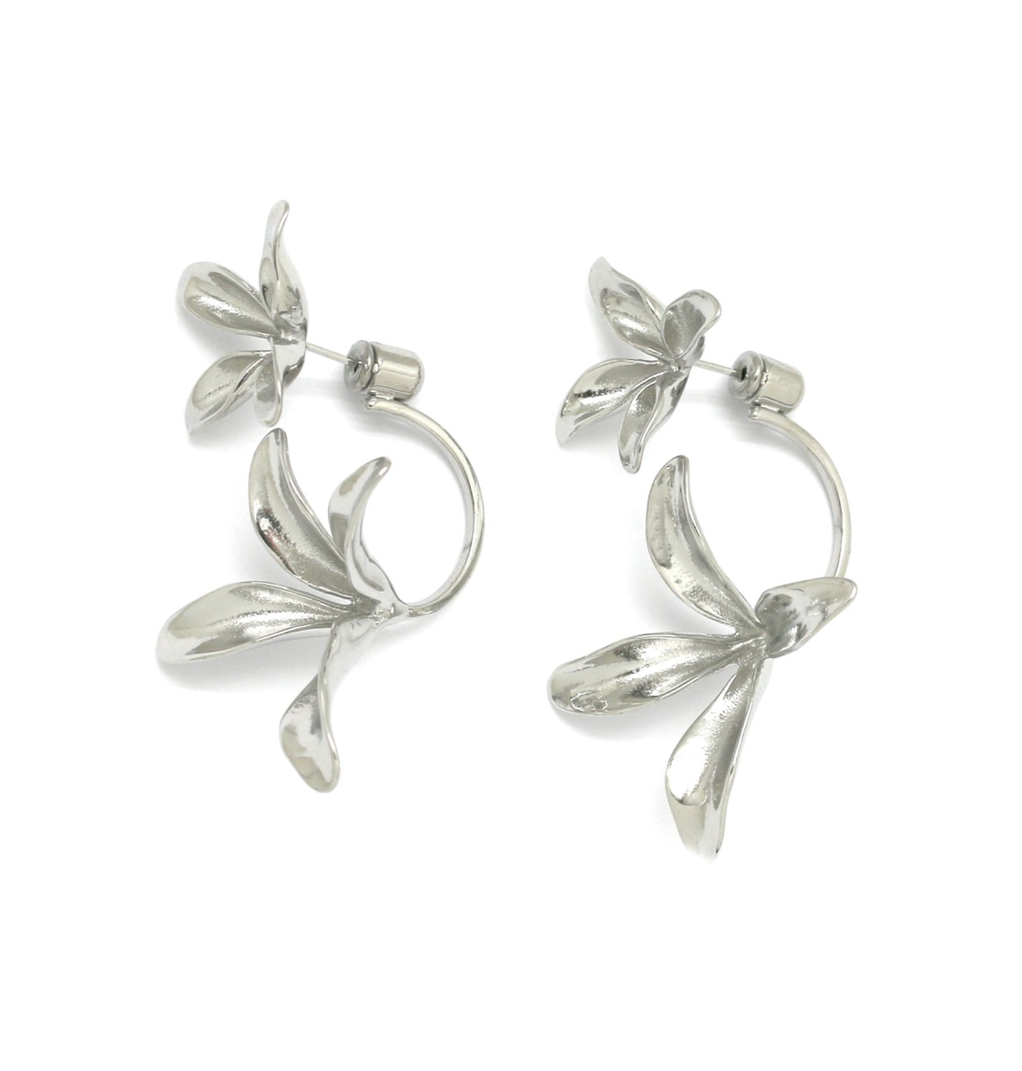 Aros doble flor
