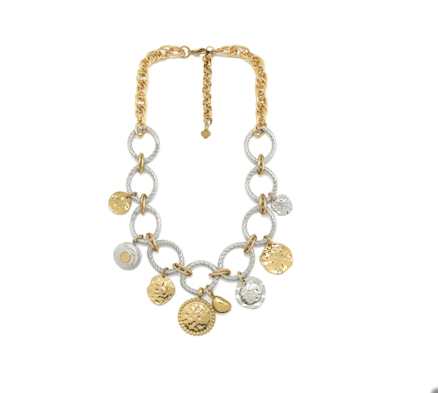 Collar multi dijes cirulares