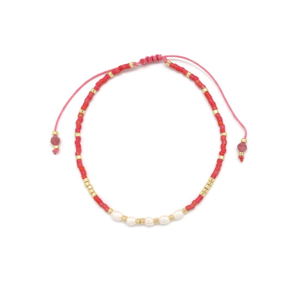 Pulsera de protección con perlas