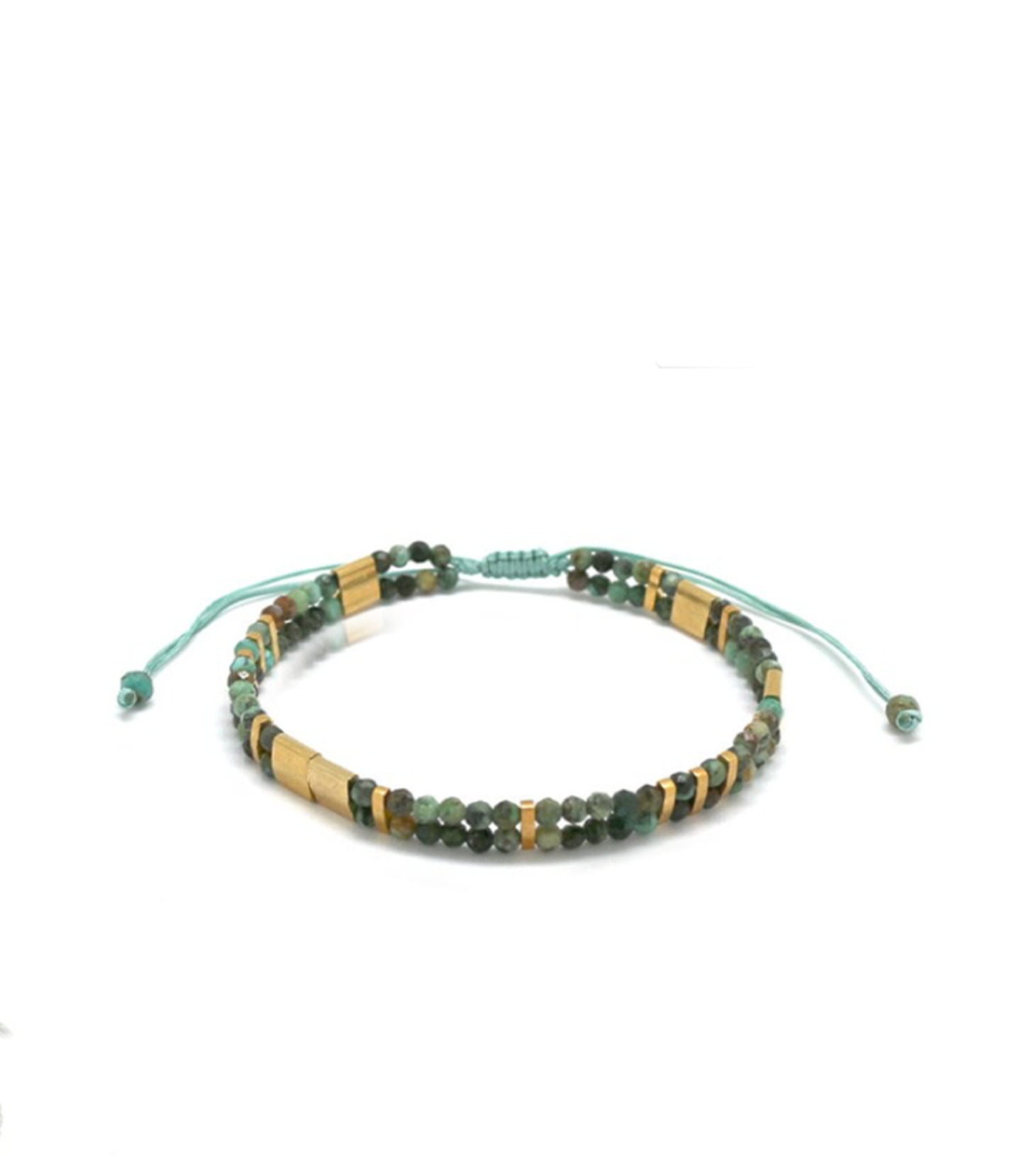 Pulsera dos vueltas de piedra natural