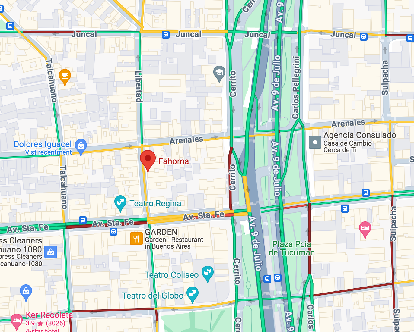 ubicacion Fahoma buenos aires