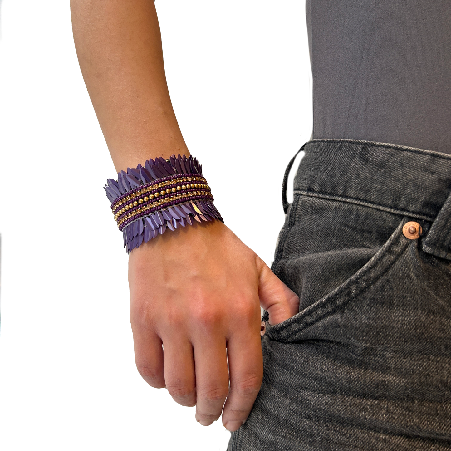 Pulsera de lentejuelas