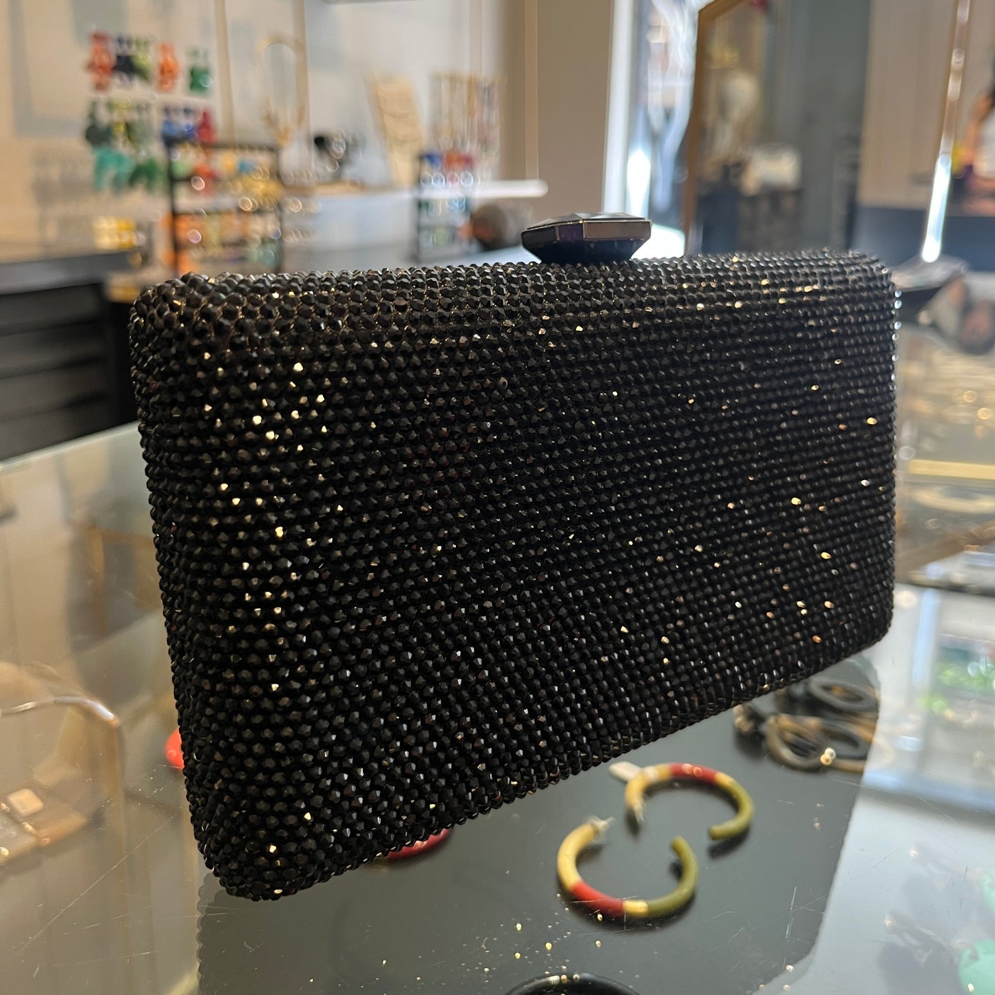 Clutch pedreria negro