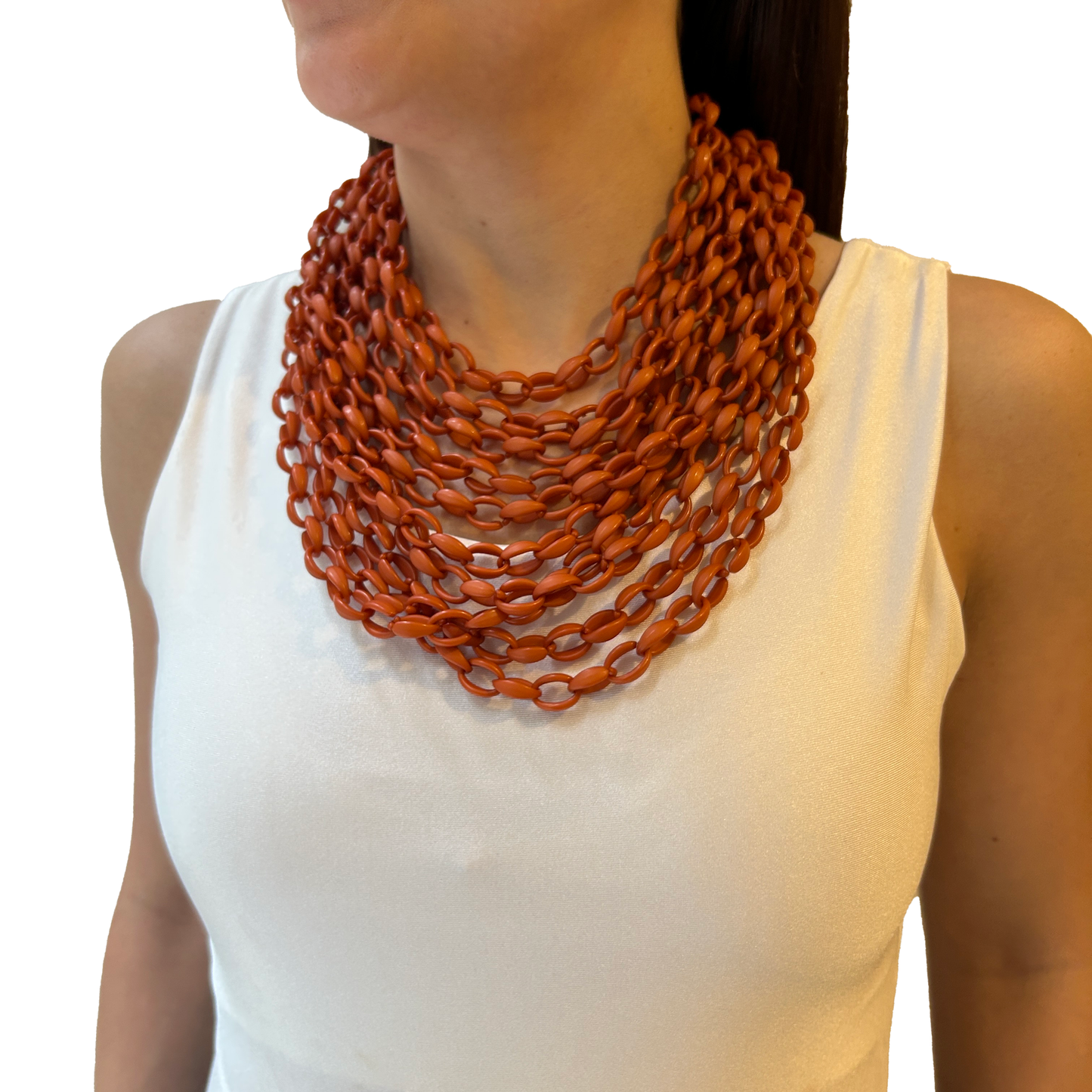 Collar varias vueltas de cadena