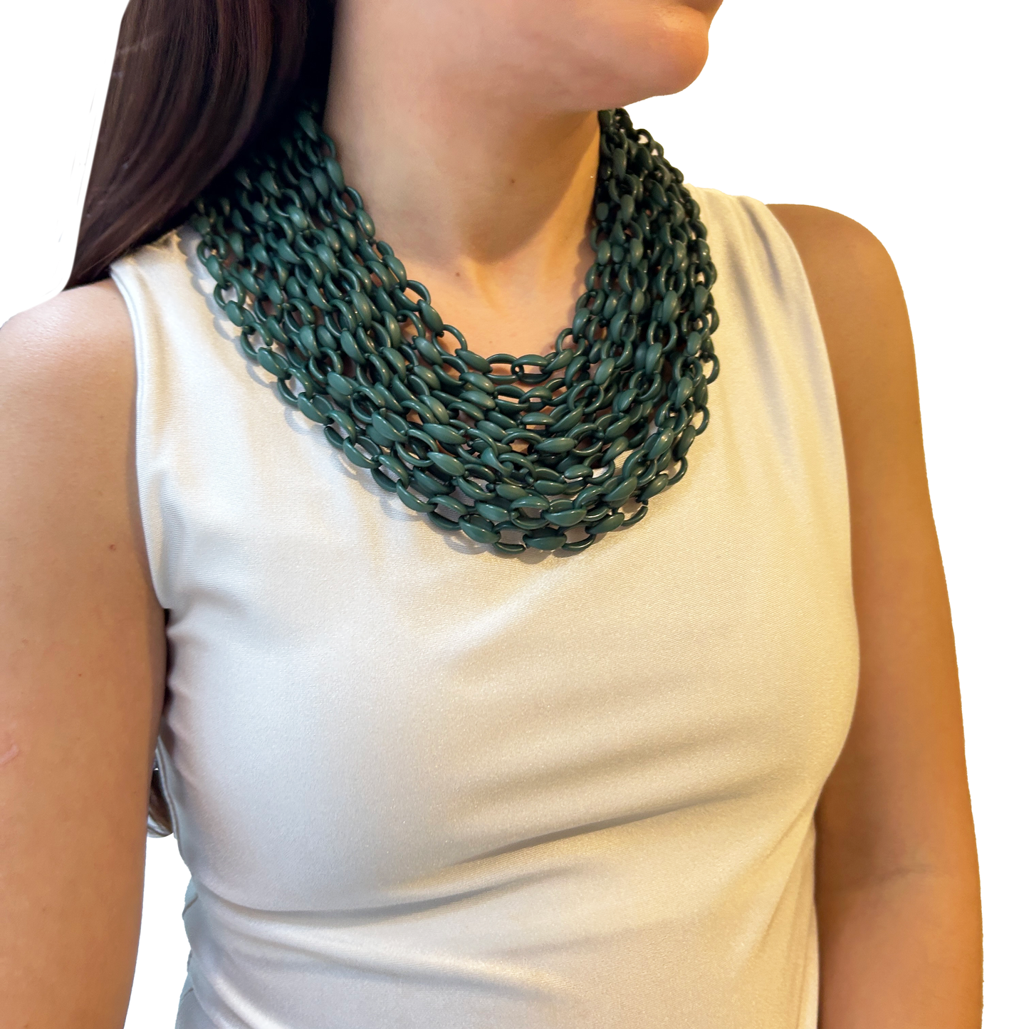 Collar varias vueltas de cadena