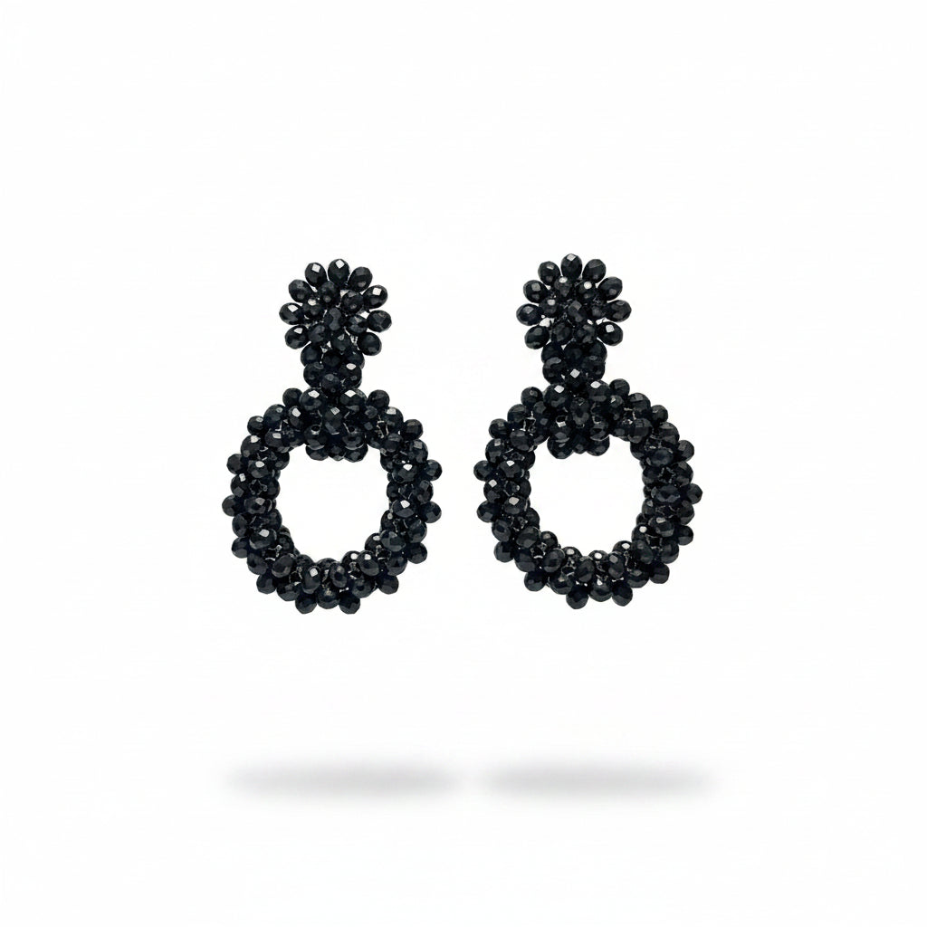 Argollas negras frontales