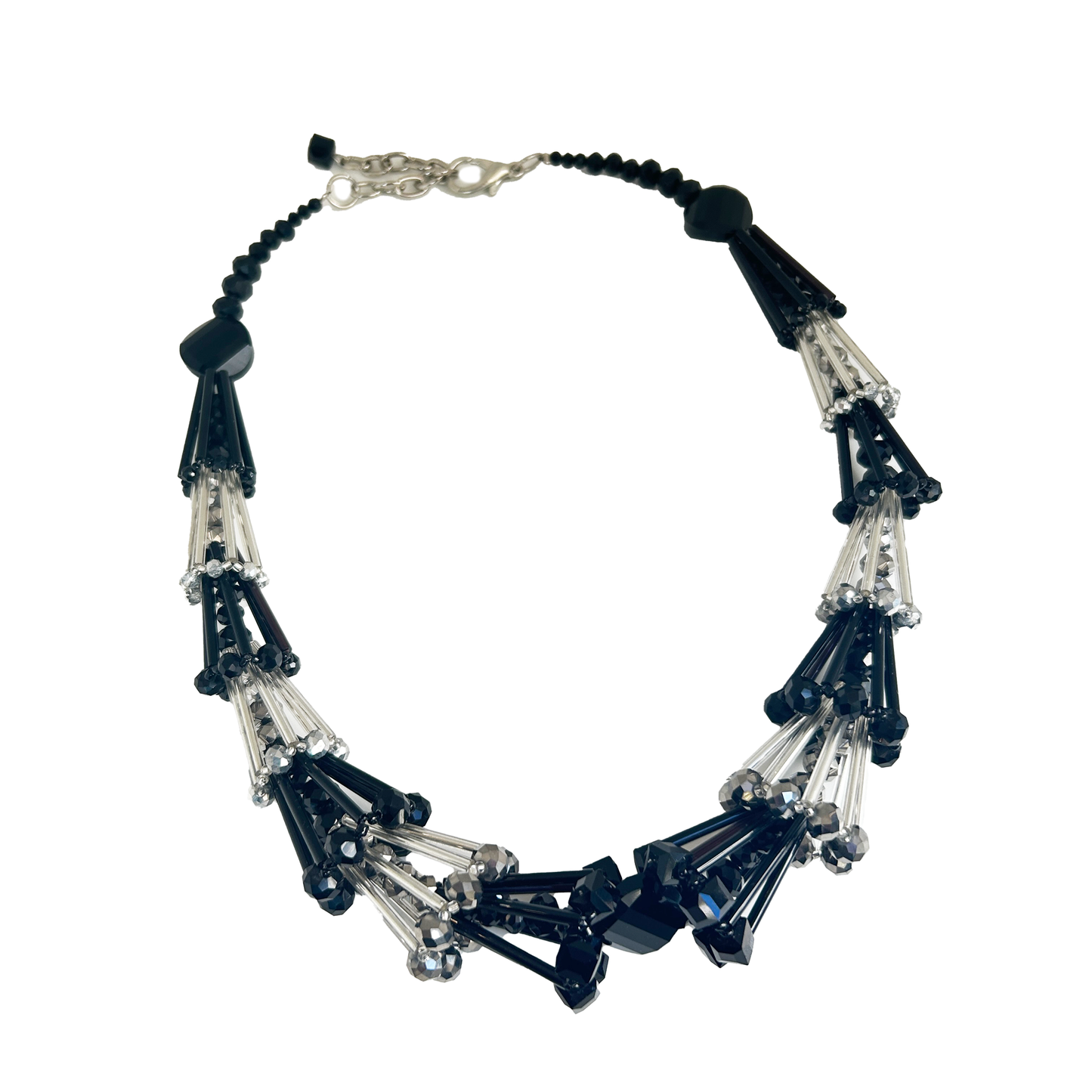 Collar cristales combinados
