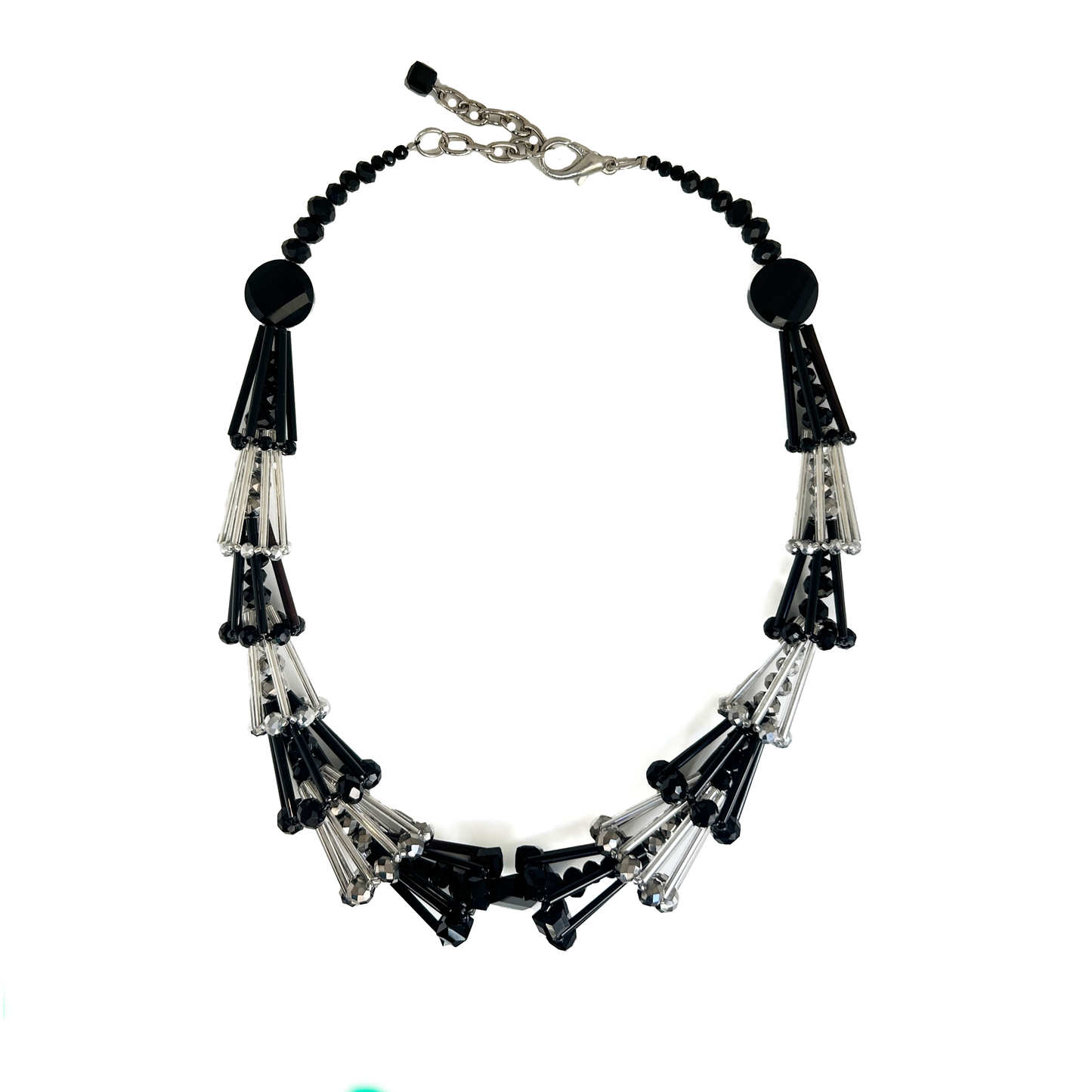 Collar cristales combinados