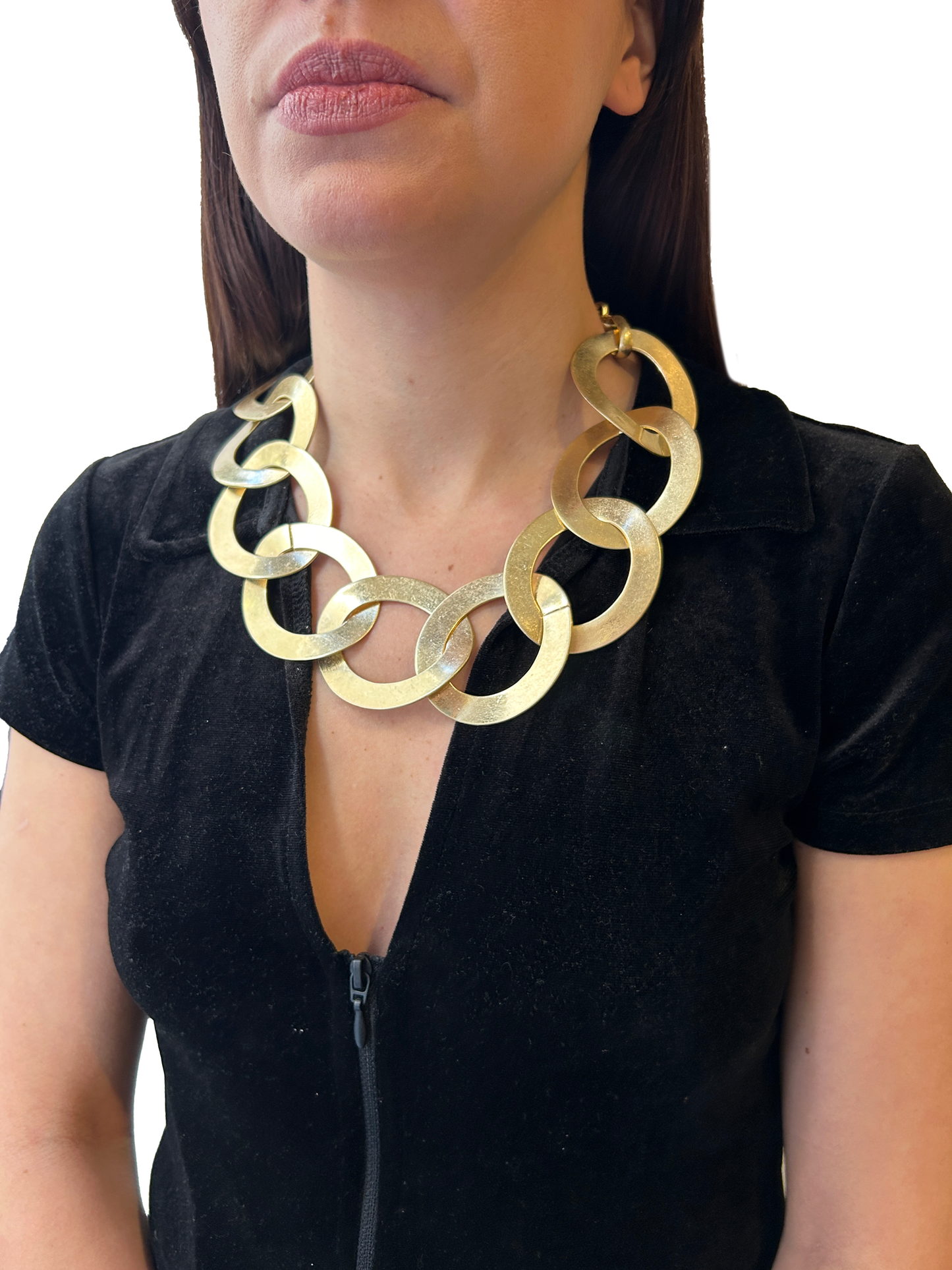 Collar cadena opaco