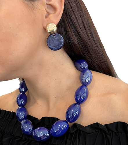 Collar ovalos de resina