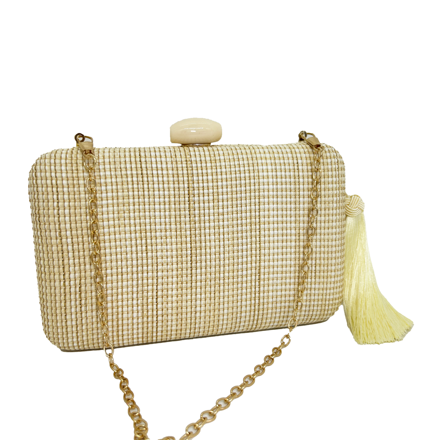 Clutch rafia natutral