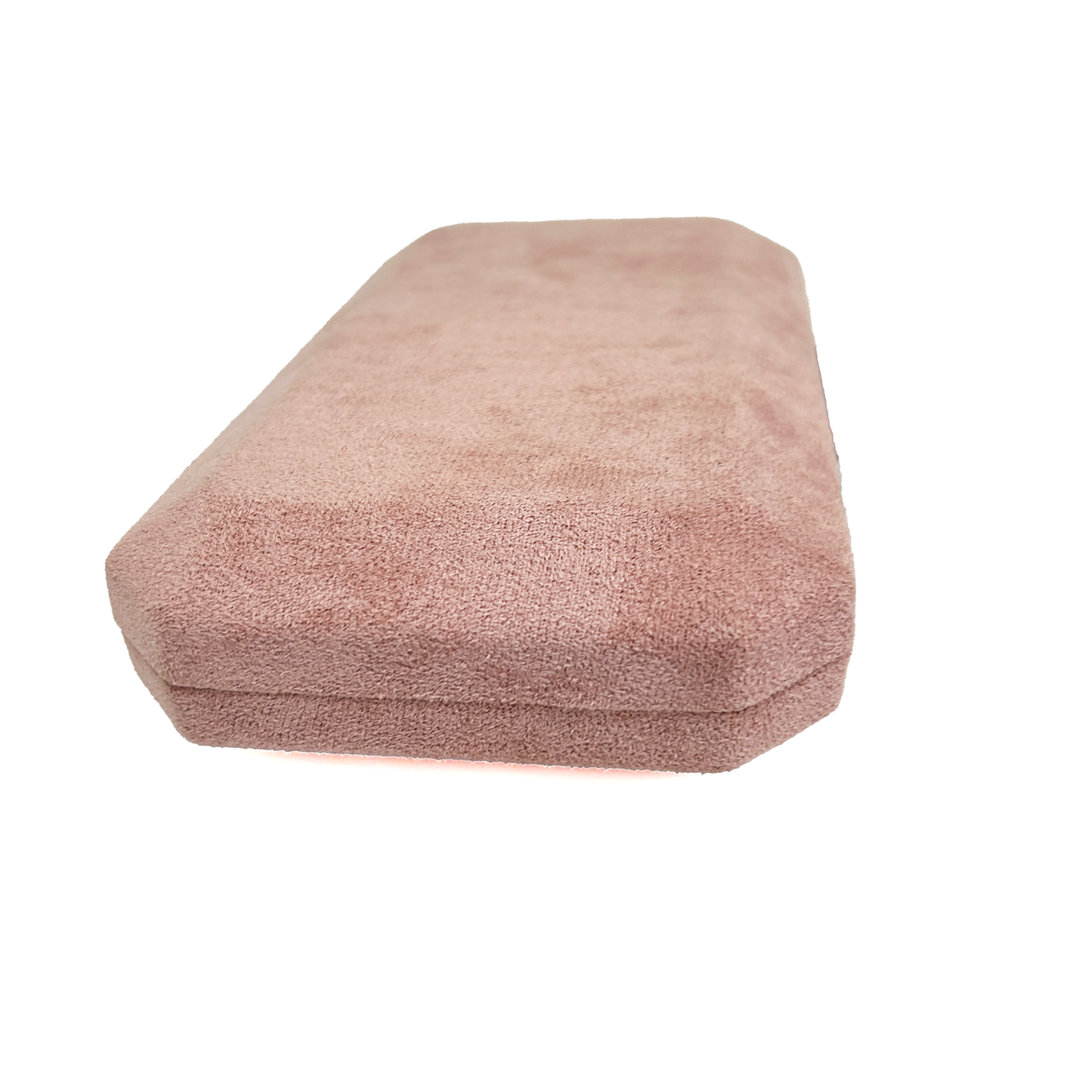 Clutch antelina rosa