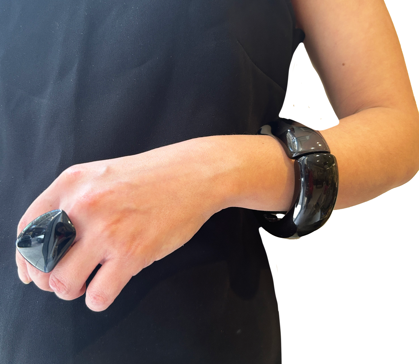 Pulseras de resinas combinadas