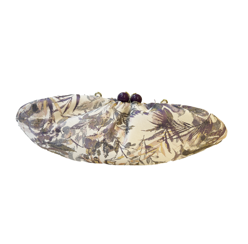 Bolso brocato violeta