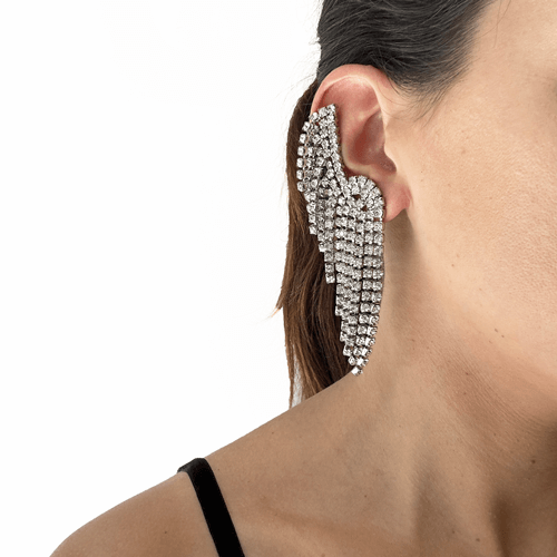 rhinestone ear cuff