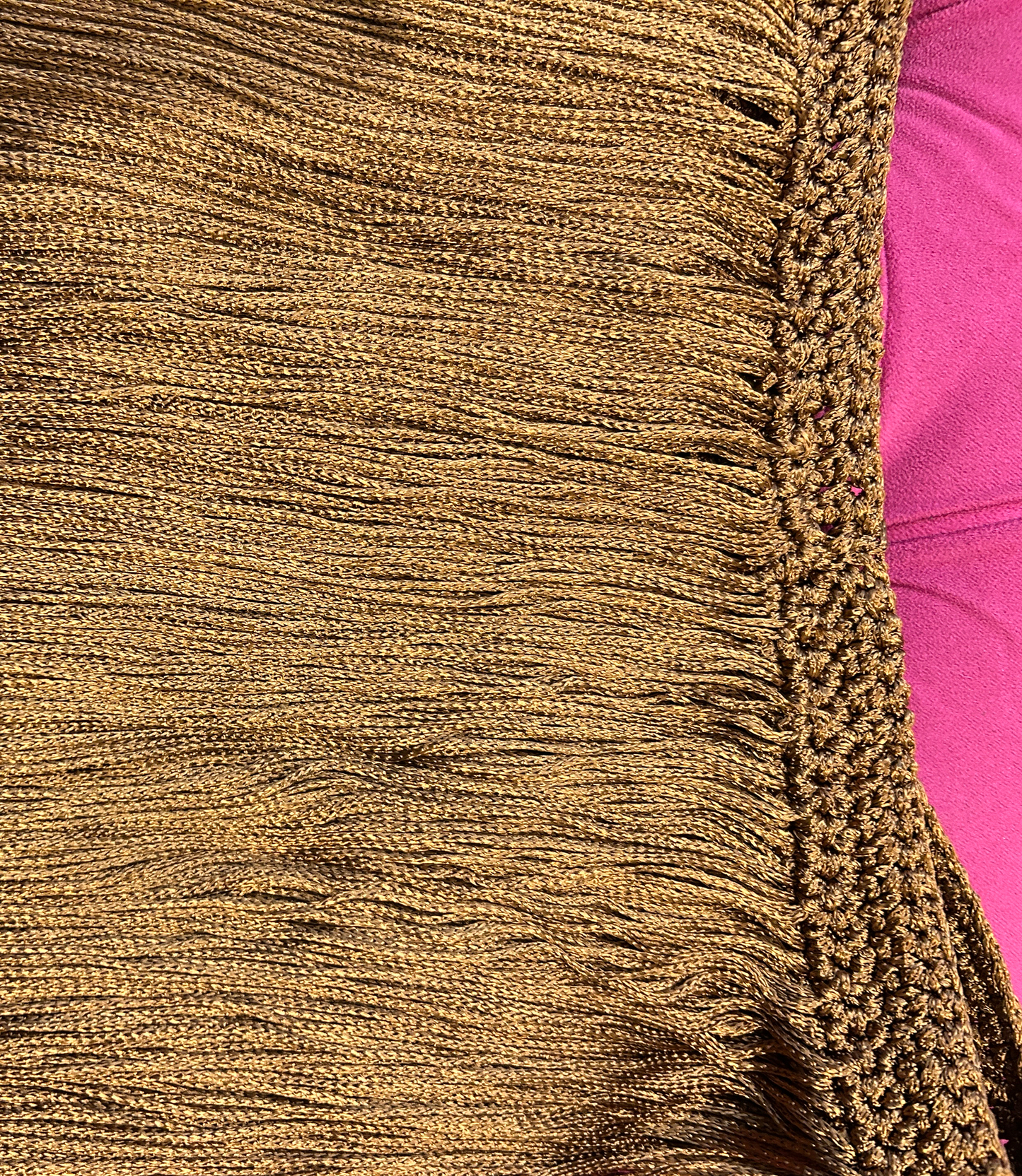 Poncho de flecos