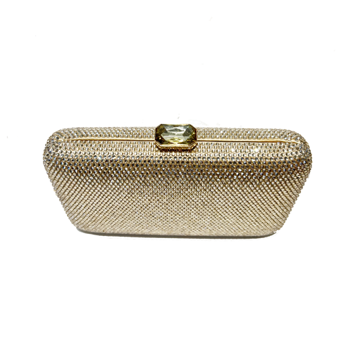 Clutch strass dorado