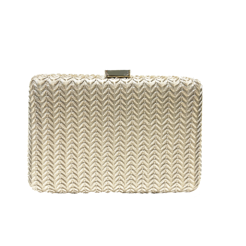 Clutch tipo tejido espigas