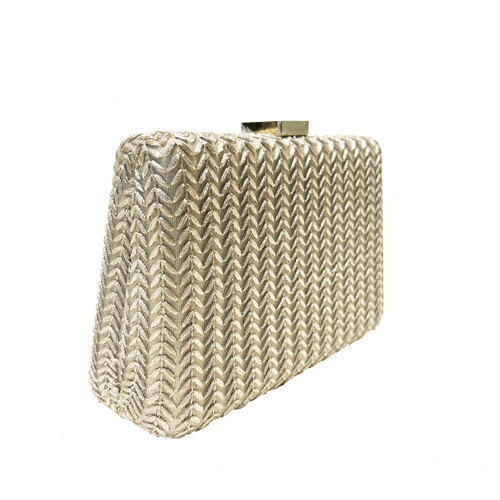 Clutch tipo tejido espigas